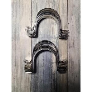 20 Stainless Steel Support Hooks 2 Inch With Medium Size Holes On Each End